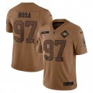 Nick Bosa San Francisco 49ers 2023 Salute To Service Limited Jersey - Brown