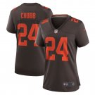 Nick Chubb Cleveland Browns Women's Alternate Game Jersey - Brown
