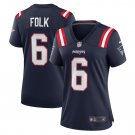 Nick Folk New England Patriots Women's Game Jersey - Navy