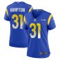 Nick Hampton Los Angeles Rams Women's Home Game Jersey - Royal