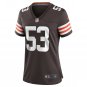 Nick Harris Cleveland Browns Women's Game Jersey - Brown