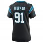 Nick Thurman Carolina Panthers Women's Team Game Jersey - Black