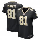 Nick Vannett New Orleans Saints Women's Game Jersey - Black