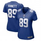 Nick Vannett New York Giants Women's Home Game Player Jersey - Royal