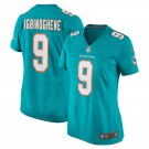 Noah Igbinoghene Miami Dolphins Women's Game Player Jersey - Aqua