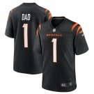 Number 1 Dad Cincinnati Bengals Game Jersey - Black