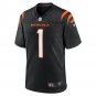 Number 1 Dad Cincinnati Bengals Game Jersey - Black