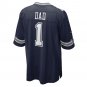 Number 1 Dad Dallas Cowboys Game Jersey - Navy