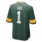 Number 1 Dad Green Bay Packers Game Jersey - Green