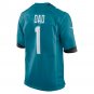 Number 1 Dad Jacksonville Jaguars Game Jersey - Teal