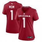 Number 1 Mom Arizona Cardinals Women's Game Jersey - Cardinal