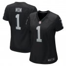 Number 1 Mom Las Vegas Raiders Women's Game Jersey - Black