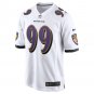 Odafe Oweh Baltimore Ravens Game Jersey - White