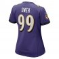 Odafe Oweh Baltimore Ravens Women's Game Jersey - Purple