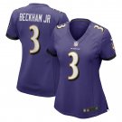 Odell Beckham Jr. Baltimore Ravens Women's Game Jersey - Purple