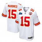 Patrick Mahomes Kansas City Chiefs Super Bowl LVII Patch Away Game Jersey - White