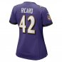 Patrick Ricard Baltimore Ravens Women's Game Jersey - Purple