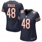 Patrick Scales Chicago Bears Women's Game Jersey - Navy