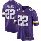 Paul Krause Minnesota Vikings Game Retired Player Jersey - Purple