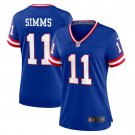 Phil Simms New York Giants Women's Classic Retired Player Game Jersey - Royal