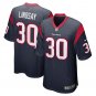 Phillip Lindsay Houston Texans Game Jersey - Navy