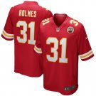 Priest Holmes Kansas City Chiefs Game Retired Player Jersey - Red