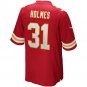Priest Holmes Kansas City Chiefs Game Retired Player Jersey - Red