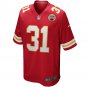 Priest Holmes Kansas City Chiefs Game Retired Player Jersey - Red