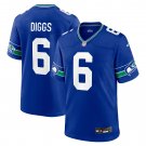Quandre Diggs Seattle Seahawks Throwback Player Game Jersey - Royal