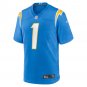 Quentin Johnston Los Angeles Chargers 2023 NFL Draft First Round Pick Game Player Jersey - Powder Bl