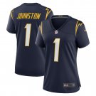 Quentin Johnston Los Angeles Chargers Women's Alternate Game Jersey - Navy