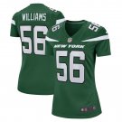 Quincy Williams New York Jets Women's Game Jersey - Gotham Green