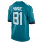 R. Jay Soward Jacksonville Jaguars Retired Player Team Game Jersey - Teal