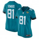 R. Jay Soward Jacksonville Jaguars Women's Retired Player Team Game Jersey - Teal