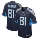 Racey McMath Tennessee Titans Game Jersey - Navy