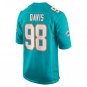 Raekwon Davis Miami Dolphins Game Jersey - Aqua