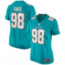 Raekwon Davis Miami Dolphins Women's Game Jersey - Aqua