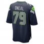 Raiqwon O'Neal Seattle Seahawks Team Game Jersey - College Navy