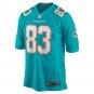 Raleigh Webb Miami Dolphins Team Game Jersey - Aqua