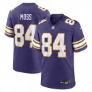 Randy Moss Minnesota Vikings Classic Retired Player Game Jersey - Purple