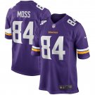 Randy Moss Minnesota Vikings Game Retired Player Jersey - Purple