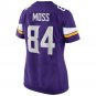 Randy Moss Minnesota Vikings Women's Game Retired Player Jersey - Purple