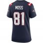 Randy Moss New England Patriots Women's Game Retired Player Jersey - Navy