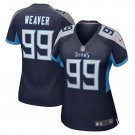 Rashad Weaver Tennessee Titans Women's Game Jersey - Navy
