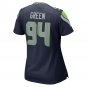 Rasheem Green Seattle Seahawks Women's Game Jersey - College Navy