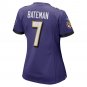 Rashod Bateman Baltimore Ravens Women's Game Jersey - Purple