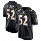 Ray Lewis Baltimore Ravens Retired Player Jersey - Black