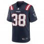 Rhamondre Stevenson New England Patriots Game Jersey - Navy