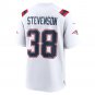 Rhamondre Stevenson New England Patriots Game Player Jersey - White