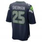 Richard Sherman Seattle Seahawks Retired Game Jersey - College Navy